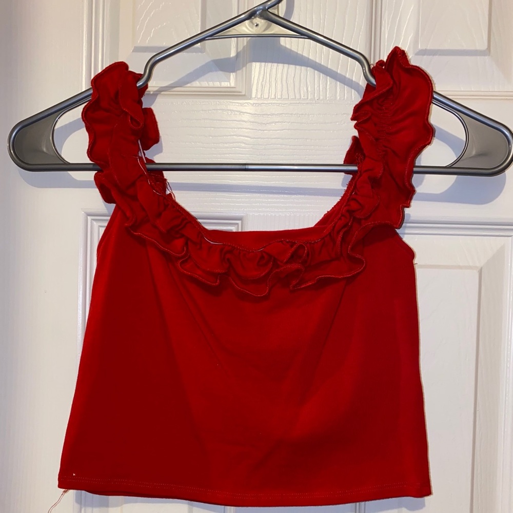 Heart & Hips Red Crop Top
